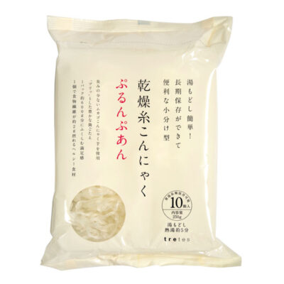 Fideos de konnyaku seco