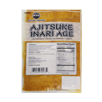 Tofu frito sazonado para Inarizushi (Congelado) x 60 packs