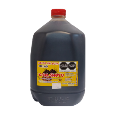 Salsa de soya nacional KAWA shoyu 3.7 litros