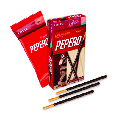 Pepero, sabor a chocolate