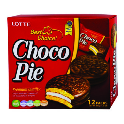 CHOCO PIE LOTTE 12 PIEZAS 336 GR
