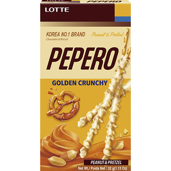 Pepero, sabor a mani y con trocitos de maní