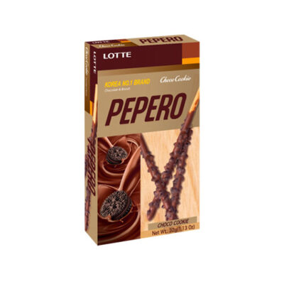 Pepero, sabor a chocolate con trocitos de galleta