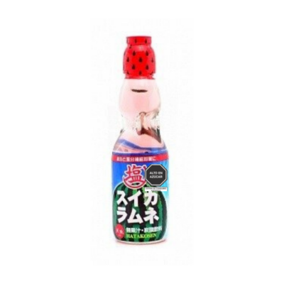 Bebida gasificada Ramune sabor Sandía