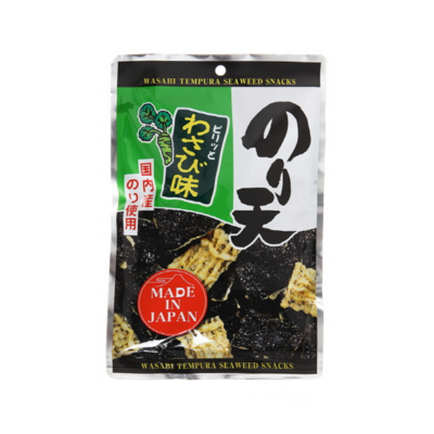 Galleta de tempura con nori. Sabor a wasabi x 40 gr