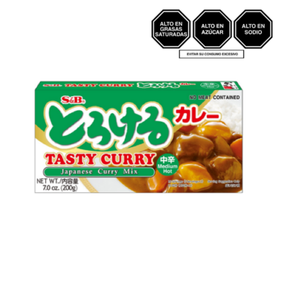 Curry semi picante en Tabletas x 200 gr