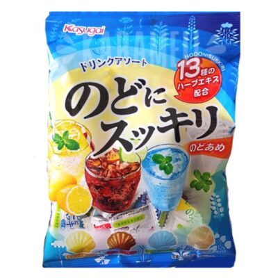 Kasugai Nodo Sukkiri Drink Assort 3.70Oz